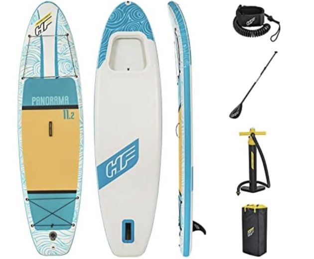 Hydro-Force Panorama Inflatable Stand-Up Paddleboard Set 